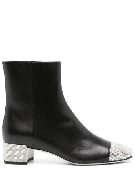 Black 40mm Bonnie ankle boots René Caovilla - women